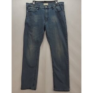 Womans Smith and Mills Jeans Sz 38 Straight Leg Dk Wash Mid‎ Rise